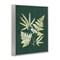 Stupell Industries Gilded Fern Leaves Framed Giclee Wall Art Design by JJ Design House LLC